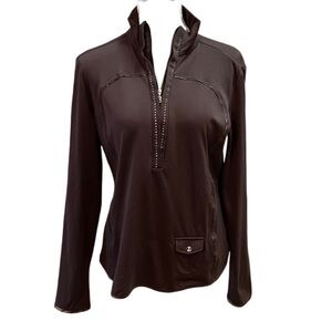 Bogner Base Layer Half Zip Rhinestones - 
M/L